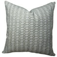 thumbnail image 1 of Plutus Cycle Joiners Handmade Double Sided Throw Pillow - Gray & Cream - 12 x 25 in., 1 of 4
