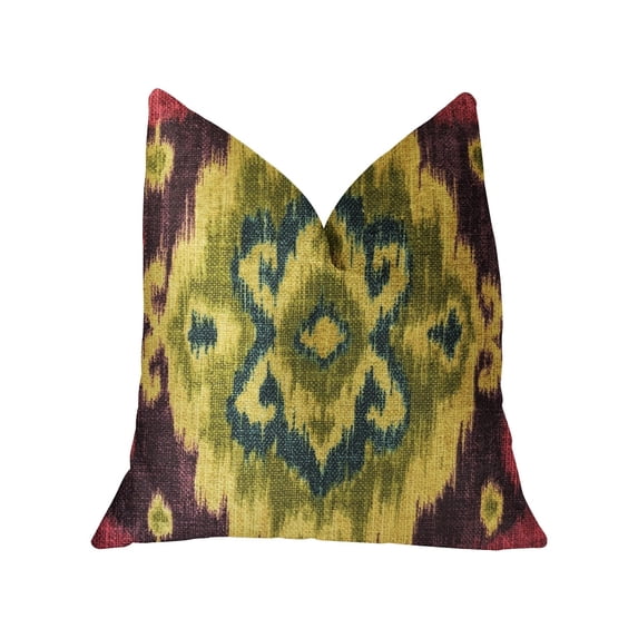 Plutus Destiny Multicolor Luxury Throw Pillow 22"L x22"W