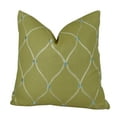 thumbnail image 1 of Plutus Dewdrop Handmade Throw Pillow, (Double sided 20" x 36" King), 1 of 4