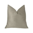 thumbnail image 1 of Plutus Diamant Beige and Brown Luxury Throw Pillow 18"L x18"W, 1 of 3