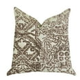 thumbnail image 1 of Plutus  Dusky Cosmo Textured Luxury Throw Pillow - Brown Beige - 12in. x 25in., 1 of 1