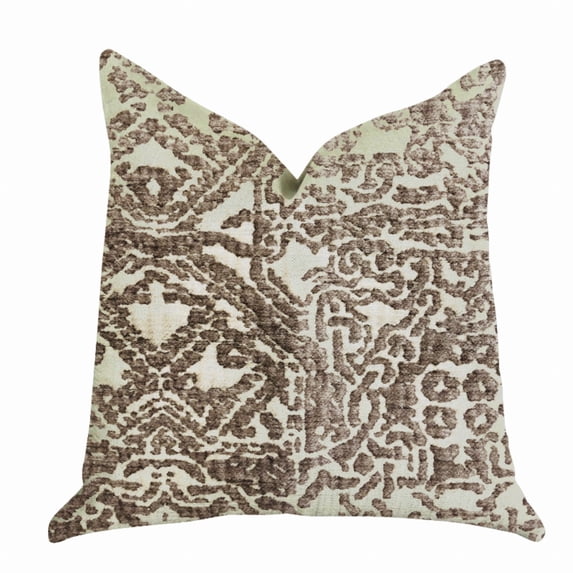 Plutus Dusky Cosmo Textured Luxury Throw Pillow