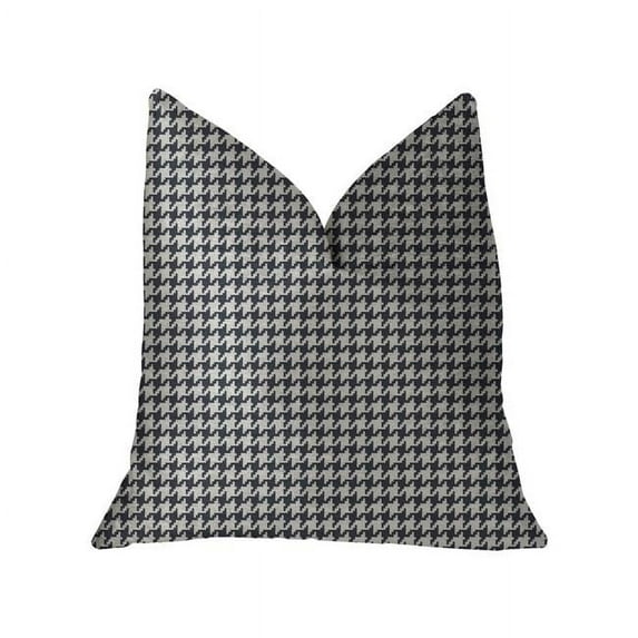 Plutus Element Luxury Double Sided Throw Pillow - Black & White - Standard