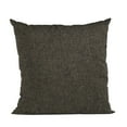 thumbnail image 1 of Plutus Espresso Waffle Textured Solid, Sort Of A Waffle Texture Luxury Throw Pillow - Double sided 18" x 18", 1 of 5