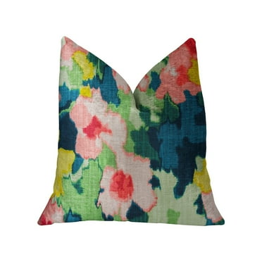 Plutus Brands Floral Goddess Multicolor Luxury Throw Pillow