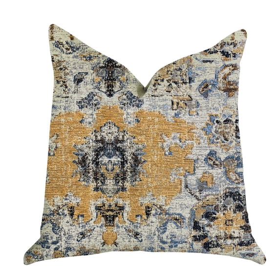 Plutus Free Spirit Damasque Luxury Throw Pillow 22"L x22"W