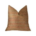 thumbnail image 1 of Plutus French Brick Orange and Beige Luxury Throw Pillow 22"L x22"W, 1 of 3