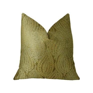 Plutus Golden Vineyard Gold Handmade Luxury Pillow