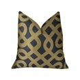 thumbnail image 1 of Plutus Graphic Maze Handmade Throw Pillow, (Double sided 16" x 16"), 1 of 3