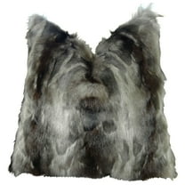 Plutus Handmade Throw Pillow - Gray & Charcoal - 20 x 36 in.