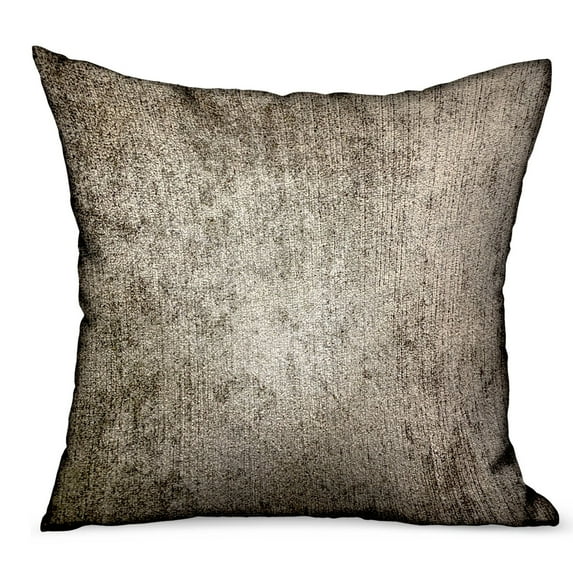 Plutus 12" x 20" Harbor Sky Solid Luxury Outdoor Throw Pillow in Brown