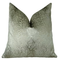 Plutus Hidden World Silver Handmade Throw Pillow