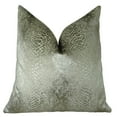 thumbnail image 1 of Plutus Hidden World Handmade Throw Pillow - Silver - 16 x 16 in., 1 of 4