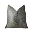 thumbnail image 1 of Plutus Hidden World Silver Handmade Throw Pillow, 1 of 3