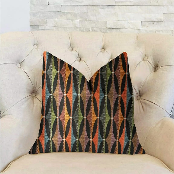 Plutus Jazzy Crystal Multicolor Luxury Throw Pillow