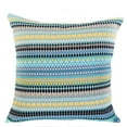 thumbnail image 1 of Plutus Lake Marsh Turquoise Yellow and Navy Pillow 16"L x16"W, 1 of 3