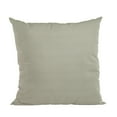 thumbnail image 1 of Plutus Light Grey Solid Shiny Velvet Luxury Throw Pillow - Double sided 20" x 30" Queen, 1 of 2