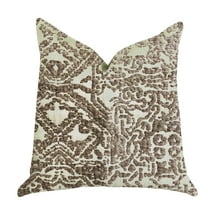Plutus Luxury Throw Pillow (Brown Mixed Variety 1)