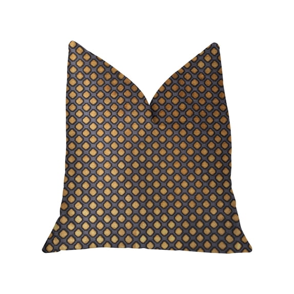 Plutus Luxury Throw Pillow (Gold Mixed Variety)