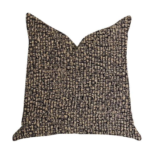 Plutus Luxury Throw Pillow (Gold Mixed Variety)