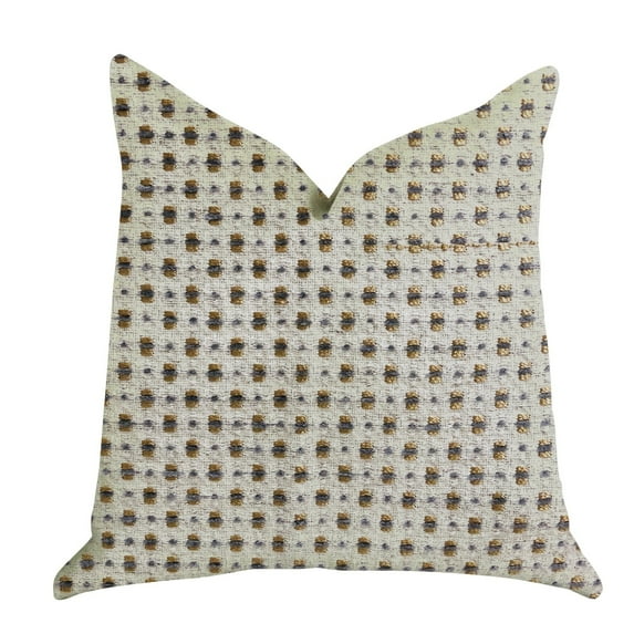 Plutus Luxury Throw Pillow (Gold Mixed Variety)