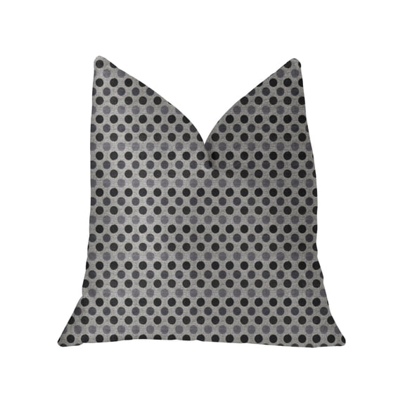 Plutus Luxury Throw Pillow (Gray Mixed Variety 1)