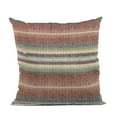 thumbnail image 1 of Plutus Brands Multi-Color Plutus Lanes Stripe Luxury Throw Pillow 26 in x 26in, Double Sided 26" x 26", 1 of 9