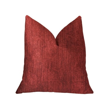 Plutus Luxury Throw Pillow (Red Mixed Variety 1)