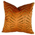 thumbnail image 1 of Plutus Magnetism Handmade Throw Pillow-Color:Orange,Size:24" x 24", 1 of 3
