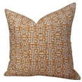 thumbnail image 1 of Plutus Maze Handmade Throw Pillow, (Double sided 20" x 36" King), 1 of 3