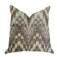 thumbnail image 1 of Plutus  Mid Night Oblique Ridge Wave Luxury Throw Pillow, 1 of 1