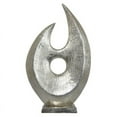 thumbnail image 1 of Plutus Modern Metal Sculpture in Silver, 1 of 1