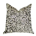 thumbnail image 1 of Plutus Mulberry Lasso Green Tones Luxury Throw Pillow, 1 of 3