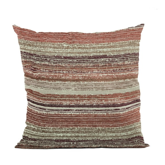 Plutus Brands Multi-Color Stripe Luxury Throw Pillow-Size:20" x 26"