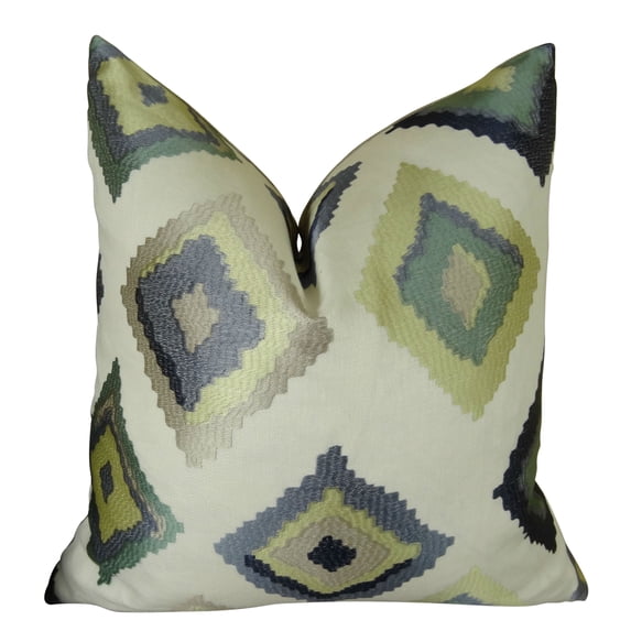 Plutus Native Trail Dew Handmade Throw Pillow, (20" x 36" King)