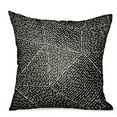 thumbnail image 1 of Plutus Brands Plutus Onyx Way Gray Geometric Luxury Outdoor/Indoor Decorative Throw Pillow, 1 of 4