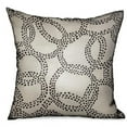 thumbnail image 1 of Plutus Brands PBDUO104-1818-DP 18 x 18 in. Orbit Rain Charcoal Scales Luxury Outdoor & Indoor Throw Pillow, 1 of 2