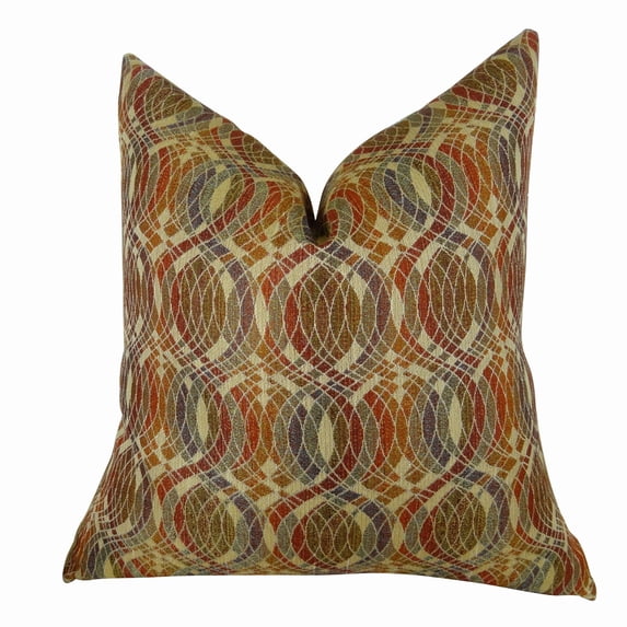 Plutus Orbitz Handmade Throw Pillow, (Double sided 24" x 24")