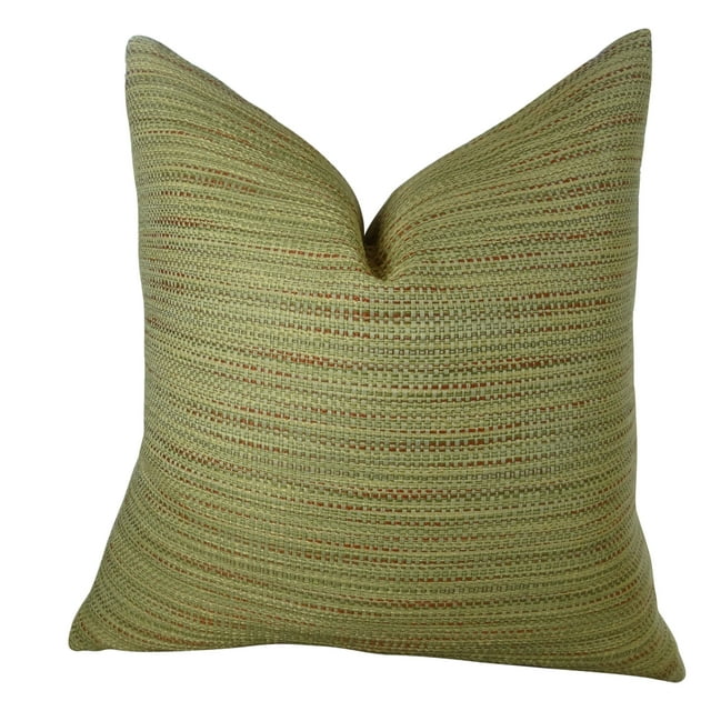 Plutus Honeysuckle Handmade Throw Pillow-Color:Taupe,Size:20" x 20"