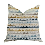 Plutus PBRA1331-1616-DP Caspian Rush Patterned Luxury Throw Pillow, 16 x 16 in.