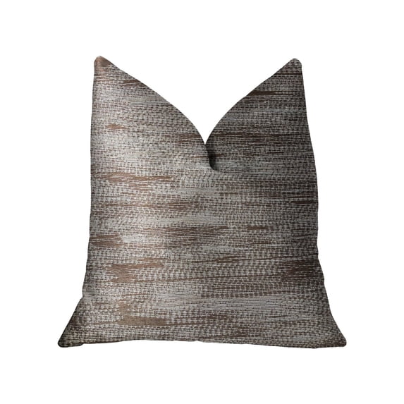 Plutus PBRA2207-2036-DP Pretty Oasis Brown Luxury Throw Pillow, 20 x 36 in. King