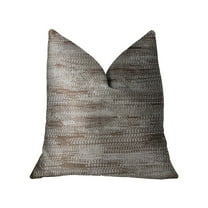 Plutus PBRA2207-2222-DP Pretty Oasis Brown Luxury Throw Pillow, 22 x 22 in.