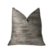 Plutus PBRA2207-2424-DP Pretty Oasis Brown Luxury Throw Pillow, 24 x 24 in.