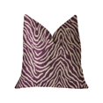 thumbnail image 1 of Plutus PBRA2294-1616-DP Oasis Waves Purple & Beige Luxury Throw Pillow, 16 x 16 in., 1 of 3
