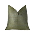 thumbnail image 1 of Plutus Upland Light Green and Ivory Handmade Luxury Pillow - Double sided 20" x 20", 1 of 3