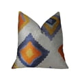 thumbnail image 1 of Plutus PBRAZ360-1220-DP Isabeau Purple Orange & White Handmade Luxury Pillow, 12 x 20 in., 1 of 3