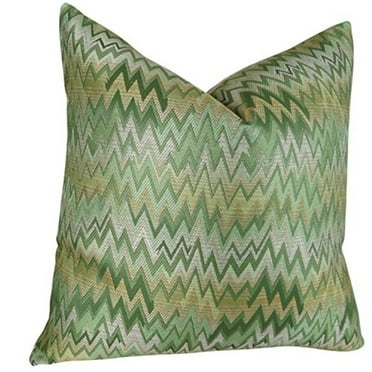 Plutus Peek Leaf Handmade Throw Pillow-Color:Multi,Size:12" x 20"