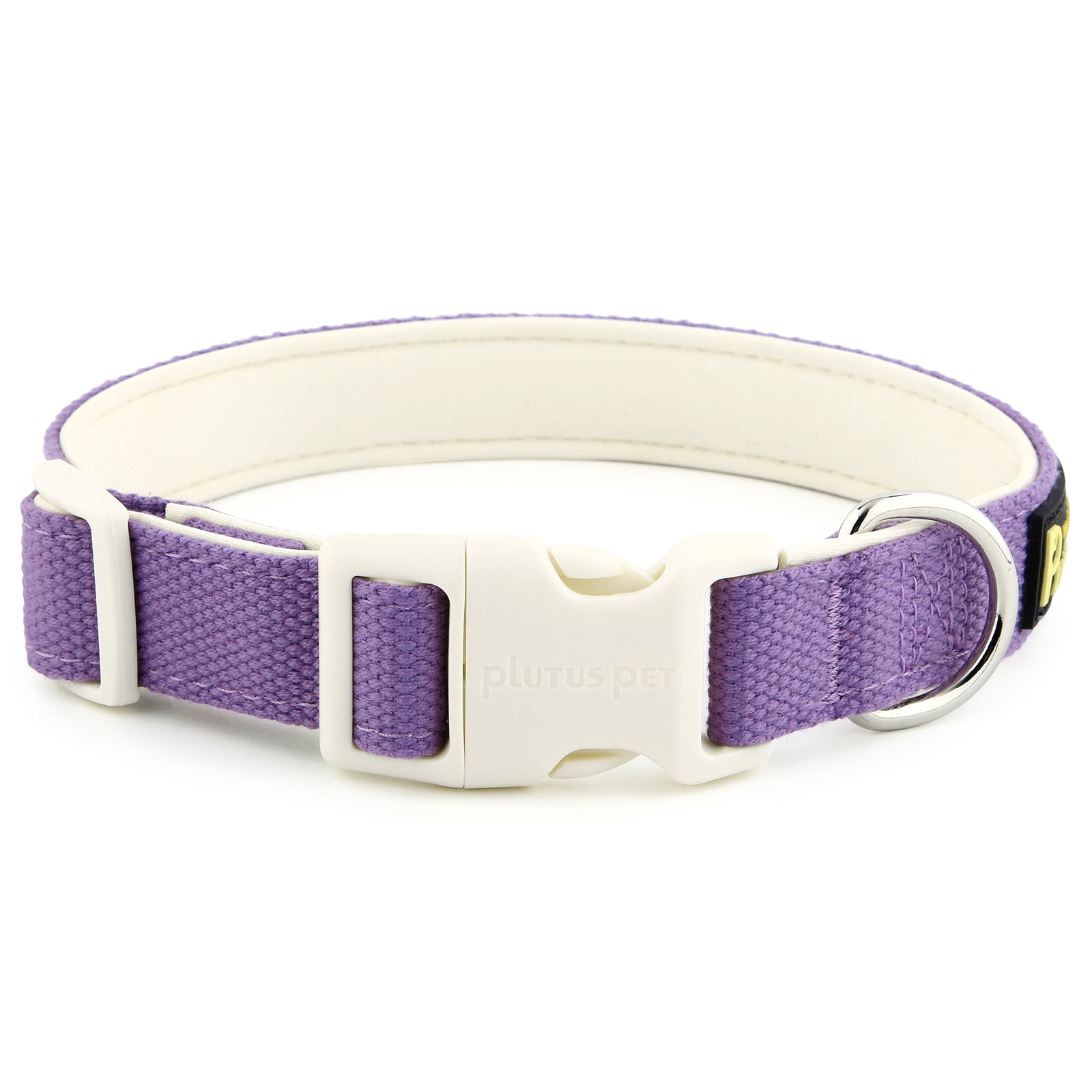 Plutus Taktisches Hundehalsband – Reflektierend, Gepolstert, Verstellbar Für Kleine, Mittlere & Große Hunde (Hot Pink, M)