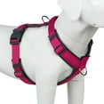 thumbnail image 1 of Plutus Pet Dog Harness, Adjustable Nylon Harness with Soft Padding, Reflective and Heavy Duty Dog Harness for Small, Medium, Large Dogs(Hot Pink, M), 1 of 1