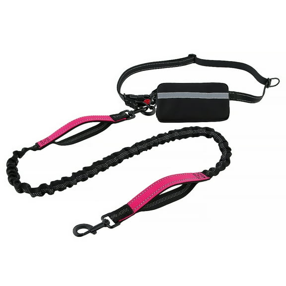 Plutus Pet Hands Free Dog Leash, Soft Padded Dual Handle and Reflective